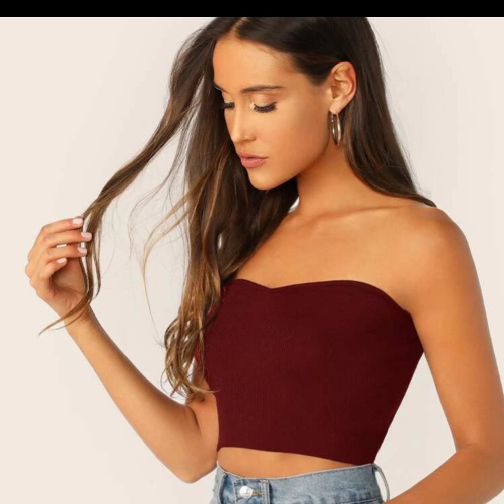 Shein strapless top